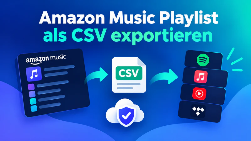 Amazon Music Playlist exportieren