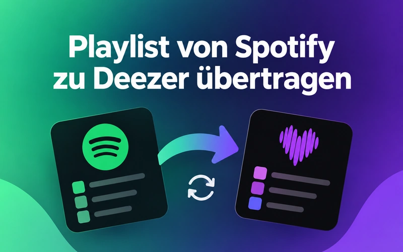 Playlist von Spotify zu Deezer übertragen