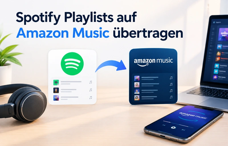 Spotify-Playlists auf Amazon Music übertragen