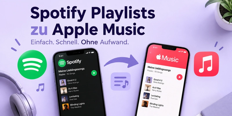 Spotify Playlist auf Apple Music übertragen