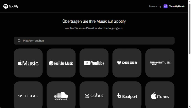 Übertrage deine Musik auf Spotify mit TuneMyMusic