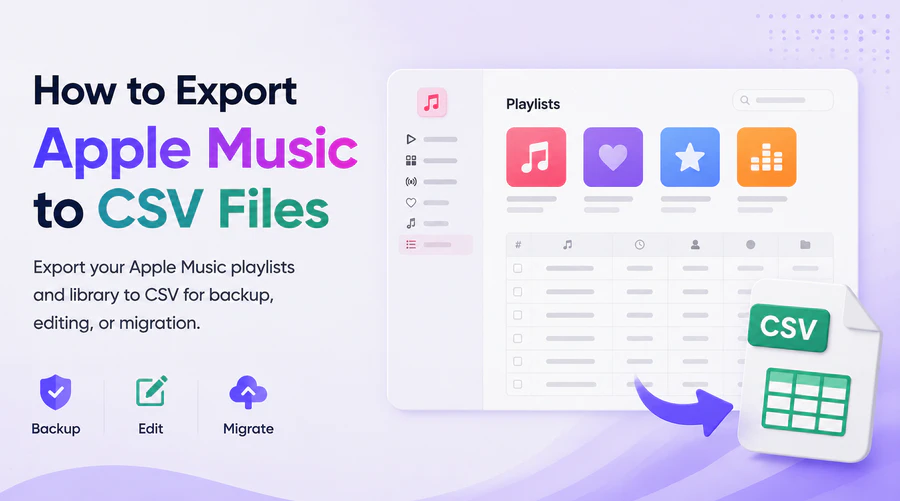 How to Export Apple Music to CSV Files