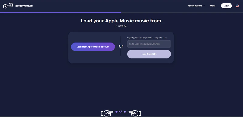 Step 2 – Log in Apple Music Account