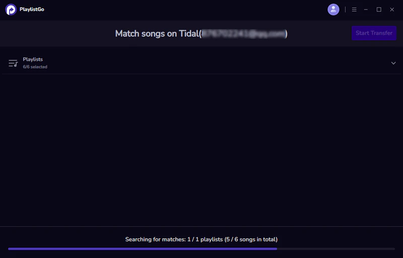 Step 4: Start the Transfer Process