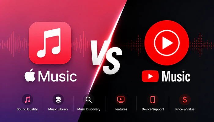 Apple Music vs YouTube Music comparison