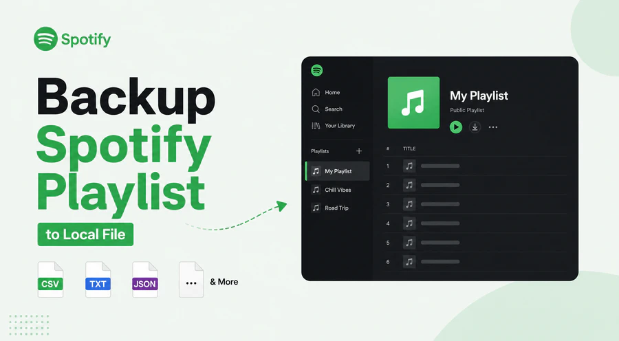 How to Backup Spotify Playlist to a Local File
