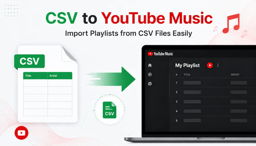 How to Import a CSV Playlist to YouTube Music with PlaylistGo