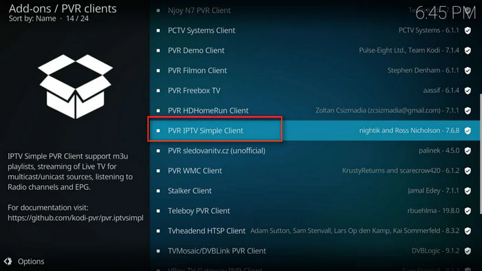 Import M3U Playlist on Kodi
