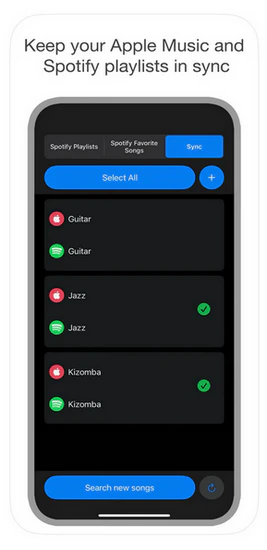 Music Playlist Transfer app
