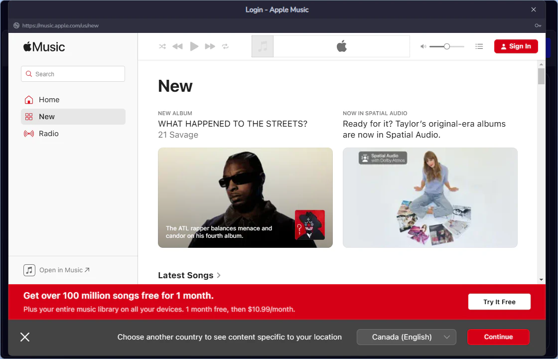 Step 2 – Connect your Apple Music account