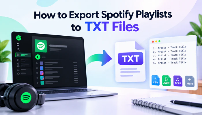 Spotify to TXT: How to Export Spotify Playlists as Text Files