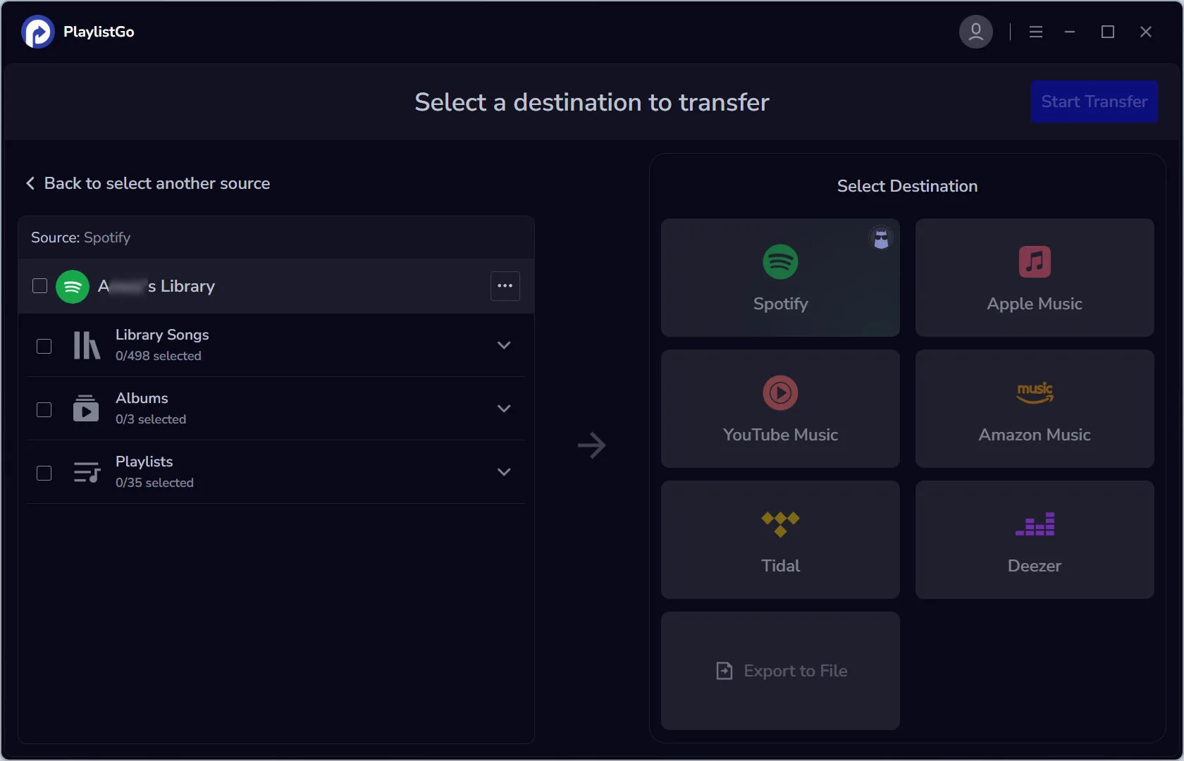 choose apple music destination platform