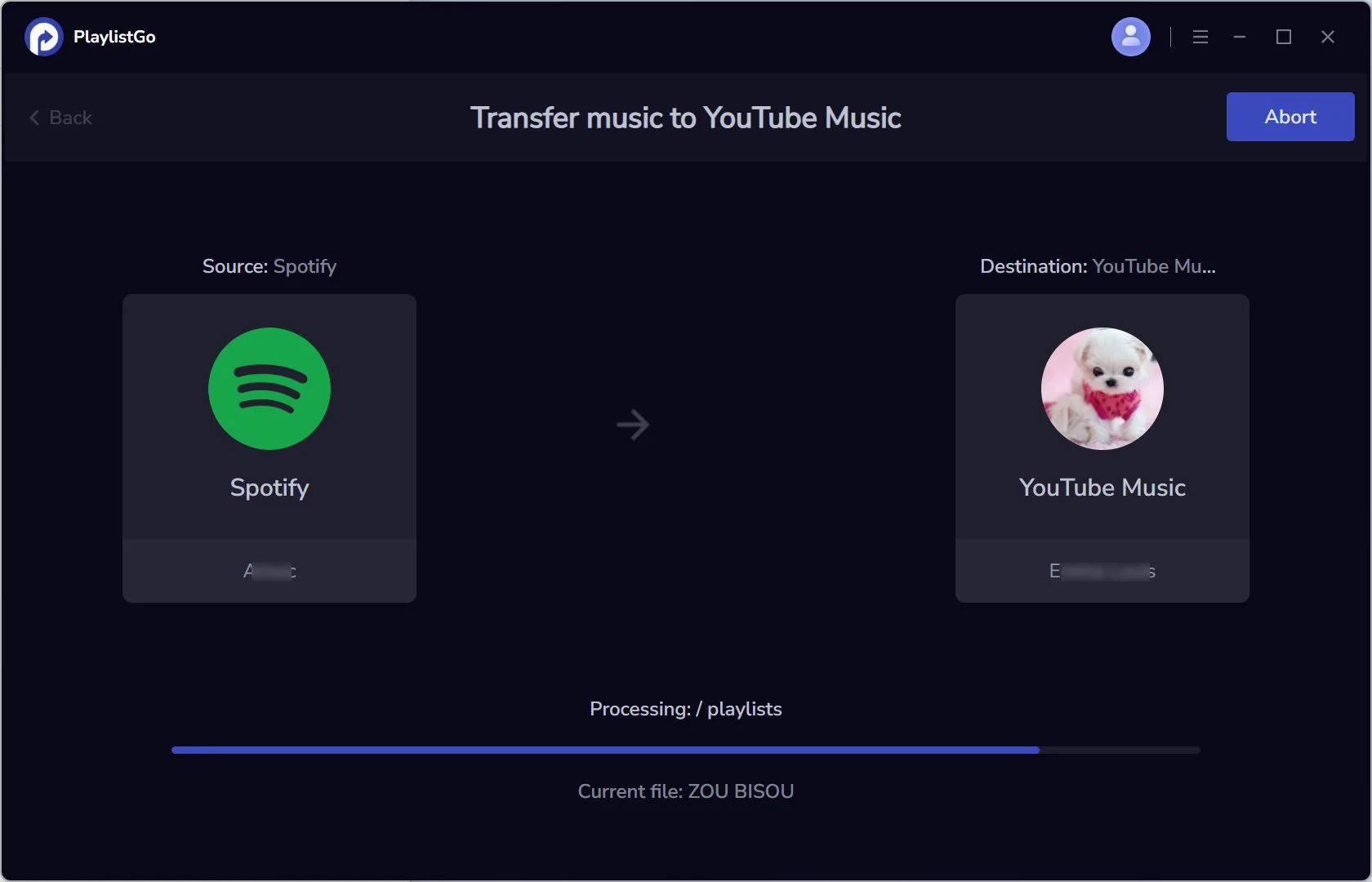 choose apple music destination platform