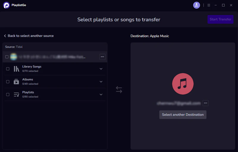 Step 3: Select the Destination Platform