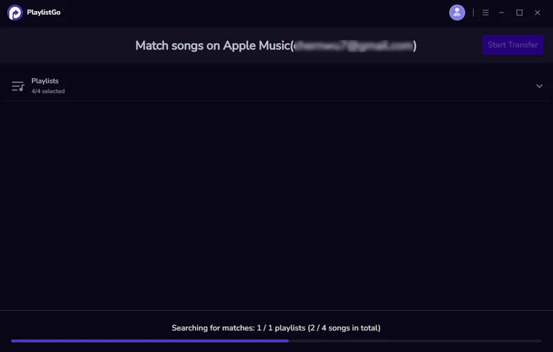Step 4: Start the Transfer Process