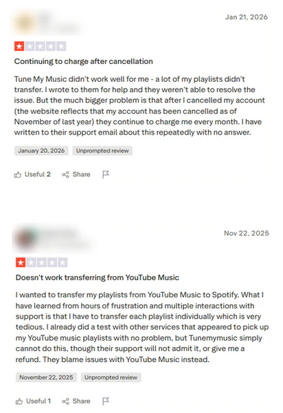 tunemymusic critical review