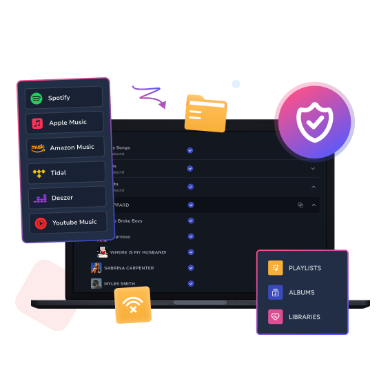 backup your streaming playlists to m3u, csv, excel, etc.