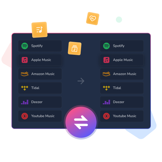 SpotifyとApple Music間のプレイリスト転送