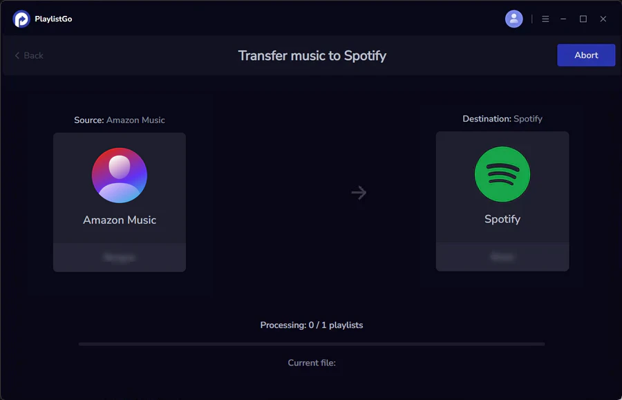 transfer amazon music to spotify