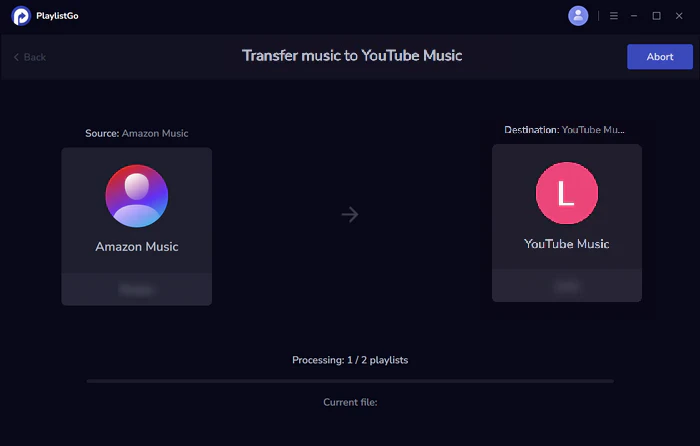 transfer amazon music to youtube music