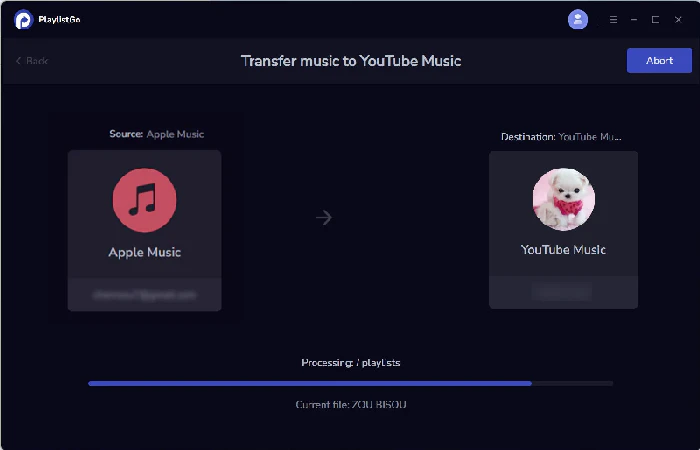 transfer apple music to youtube music