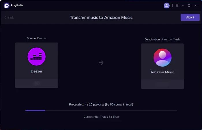 transfer deezer to amazon music