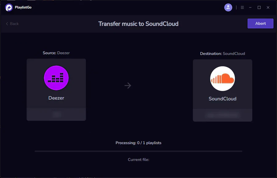 transfer deezer to soundcloud