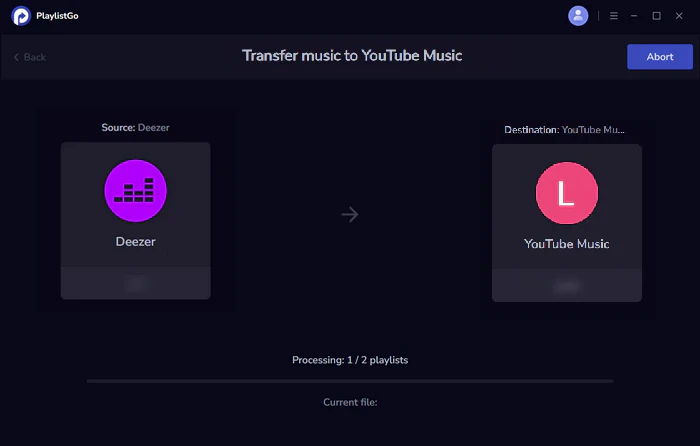 transfer deezer to youtube music