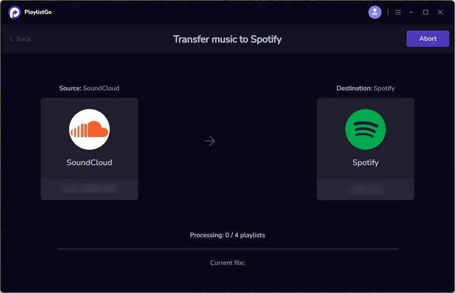 transfer soundcloud to spotify