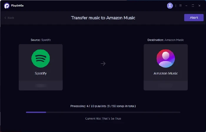 transfer spotify to amazon music