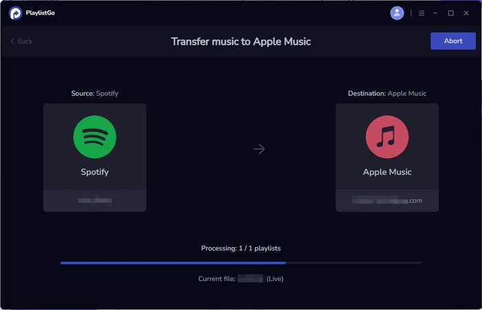 transfer spotify to apple music